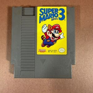 Nintendo Super Mario 3 Game NES Original 1985 Cartridge